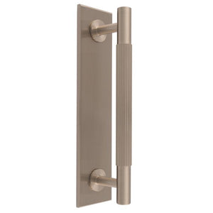 Carlisle Lines Kitchen Cabinet Pull Handle On Backplate 168mmx48mm (128mm Pull)