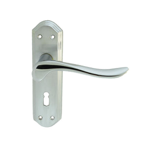Carlisle Brass Lytham Door Handle On Plate 180x48mm