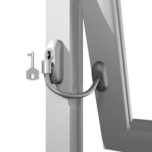 Lockable Window Cable Restrictor 