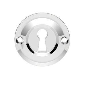 Carlisle Brass Delamain AQ41 Keyhole Escutcheon Polish Chrome