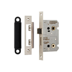 Eurospec BAE5025 Easi T Bathroom Lock 64mm CE Certified - Finishes Range
