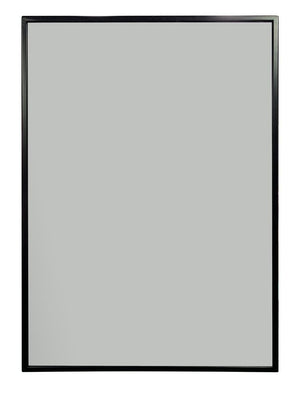 Tema Porto Black Framed Rectangular Mirror 70cmx50cm - On Sale