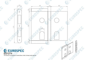 Eurospec ES1274 DIN Intumescent Pack t/s DIN Eurospec Locks