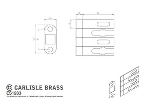 Eurospec ES1283 Intumescent Kit t/s 63 & 76mm Tubular Latch