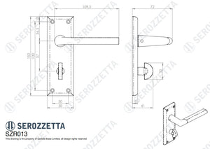 Carlisle Serozetta SZR013 Diece Lever On WC Turn Plate