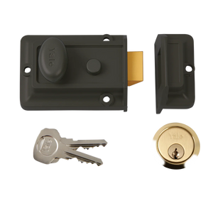 Yale P77 Traditional Rim Nightlatch 60mm c/w Rim Cylinder