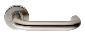 Eurospec Steelworx CSL1190 Part M Approved Grade304 Stainless Steel Lever On Rose
