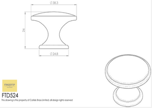 Finger Tip Design FTD524 Oxford Knob