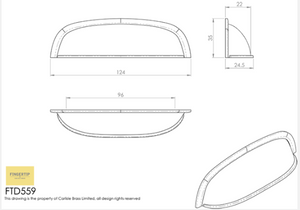 Finger Tip Design FTD559 Modern Shaker Cup Pull