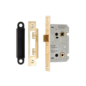 Eurospec BAE5025 Easi T Bathroom Lock 64mm CE Certified - Finishes Range