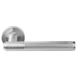 Manital SX5 Syntax Knurled Italian Lever Handle On Square Rose
